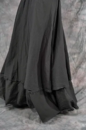 4186-2 Silhouette Skirt Faded Iron