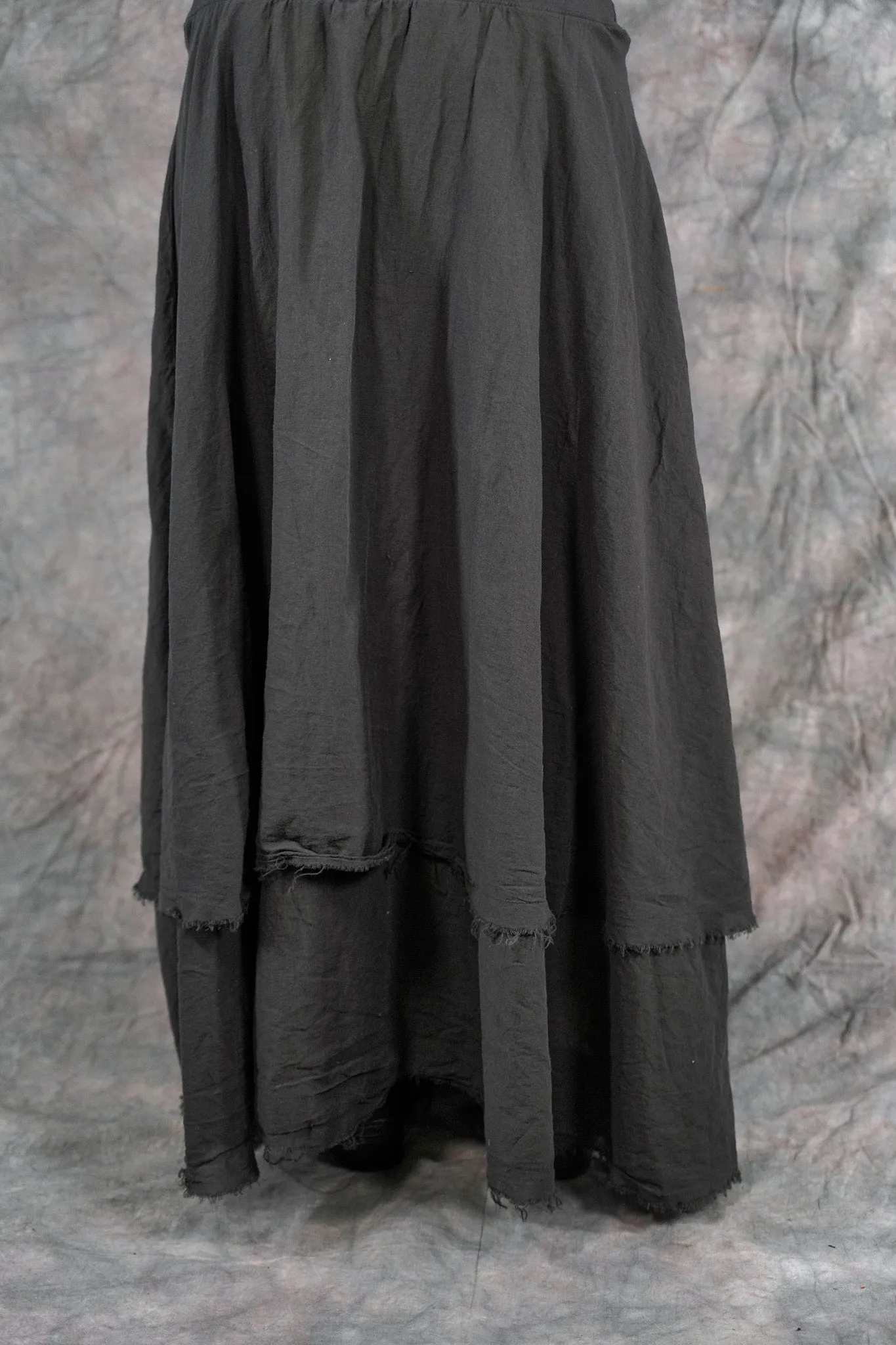 4186-2 Silhouette Skirt Faded Iron