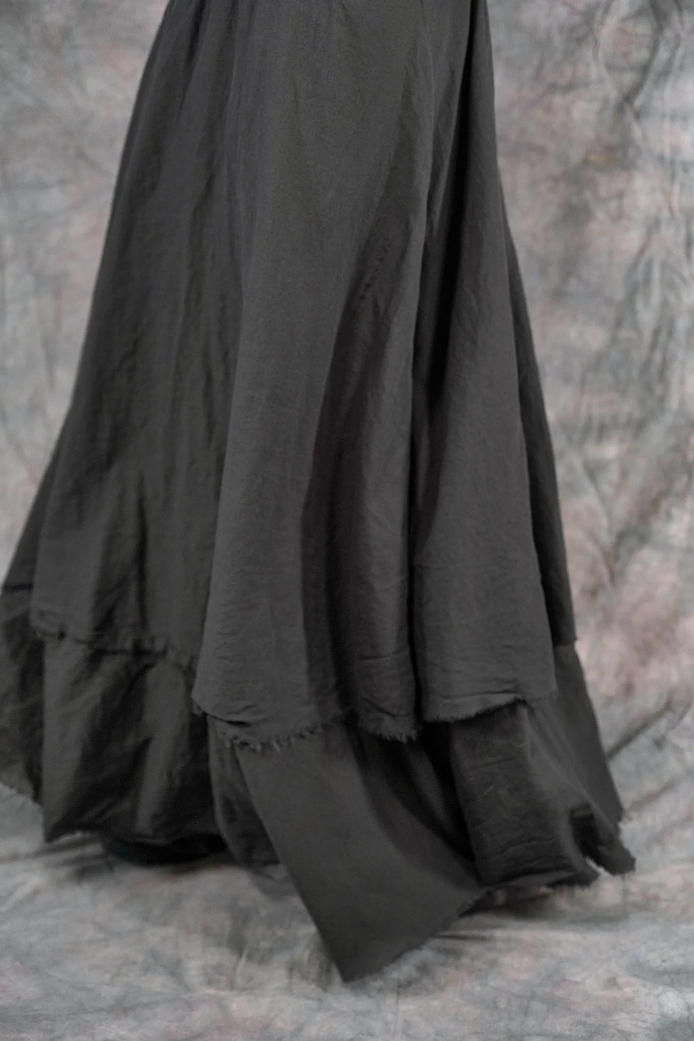 4186-2 Silhouette Skirt Faded Iron