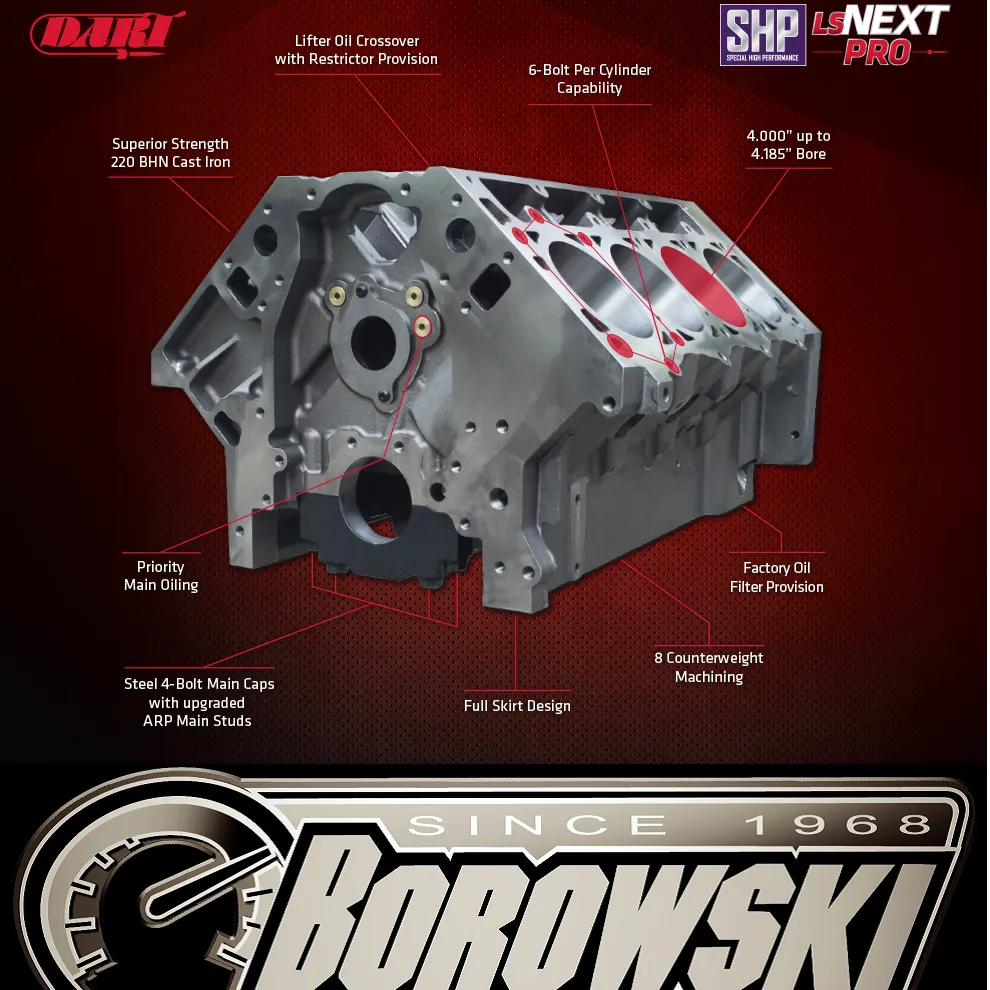 427ci LS Short Block for Big Boost