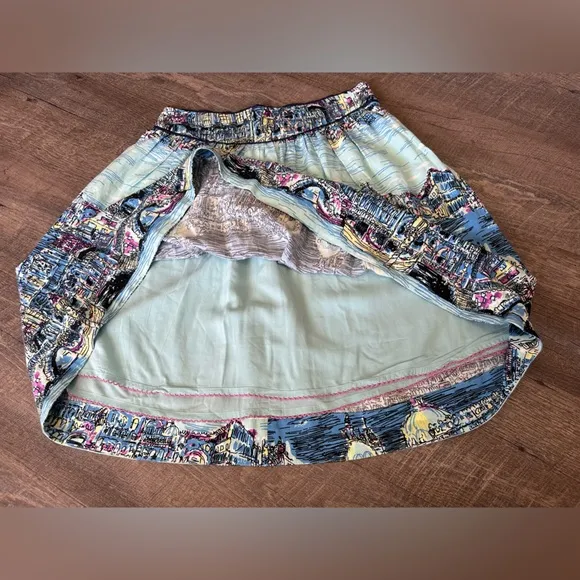 52 Conversations by Anthropologie - Colloquial A-Line Venice Skirt - Size 2P