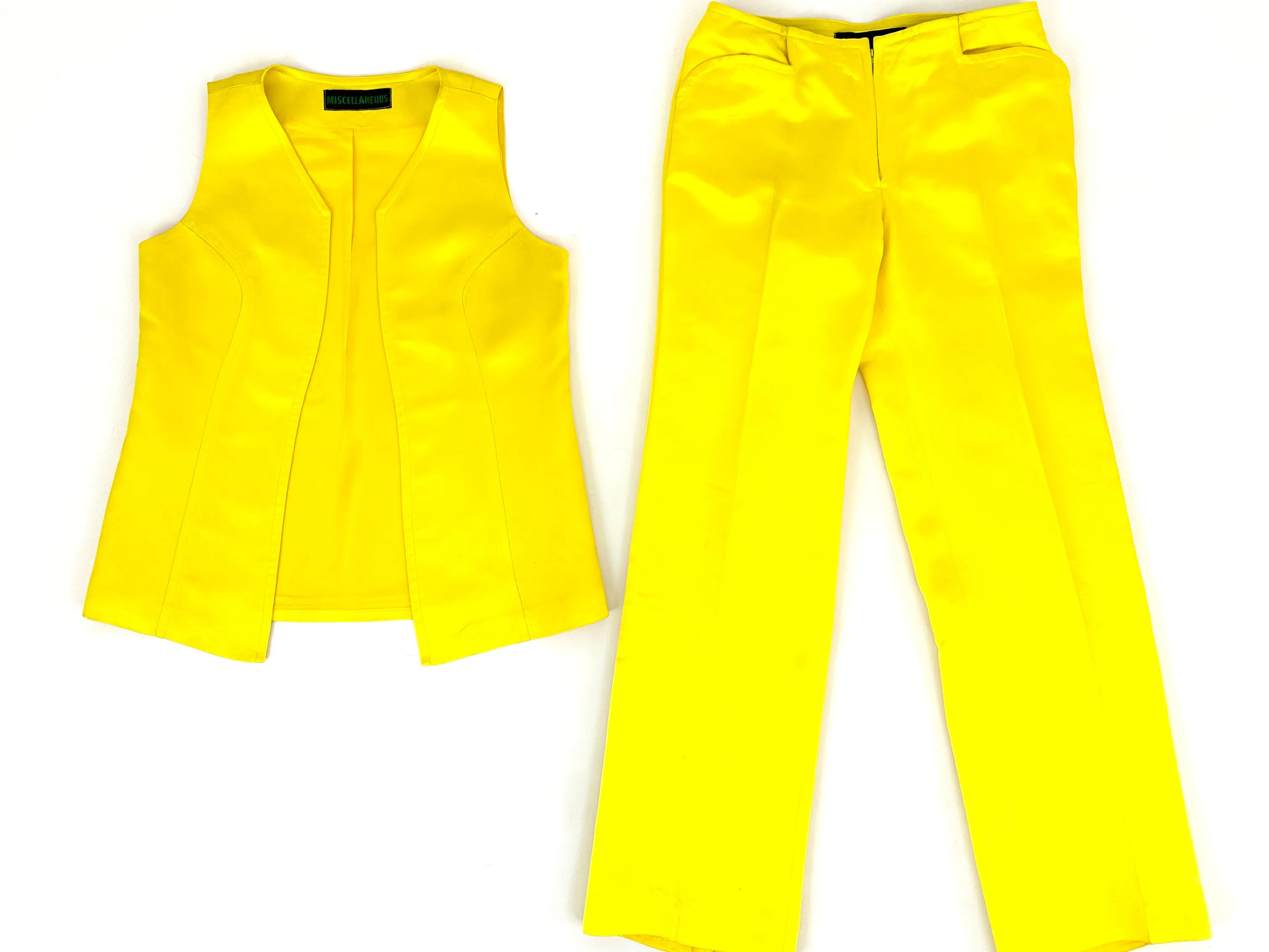 90s Satin Vest & Pant Set