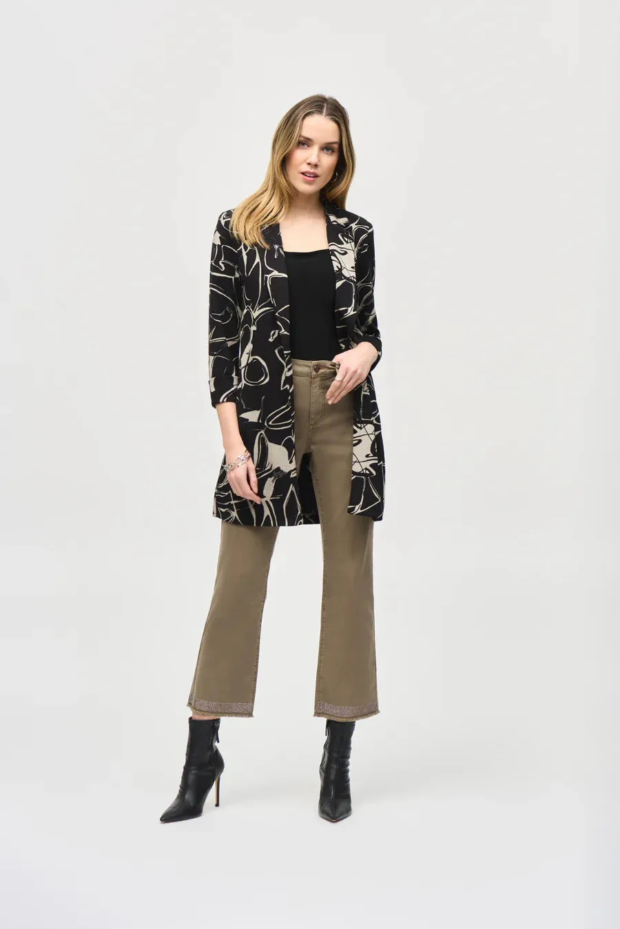 ABSTRACT LONGLINE JACKET