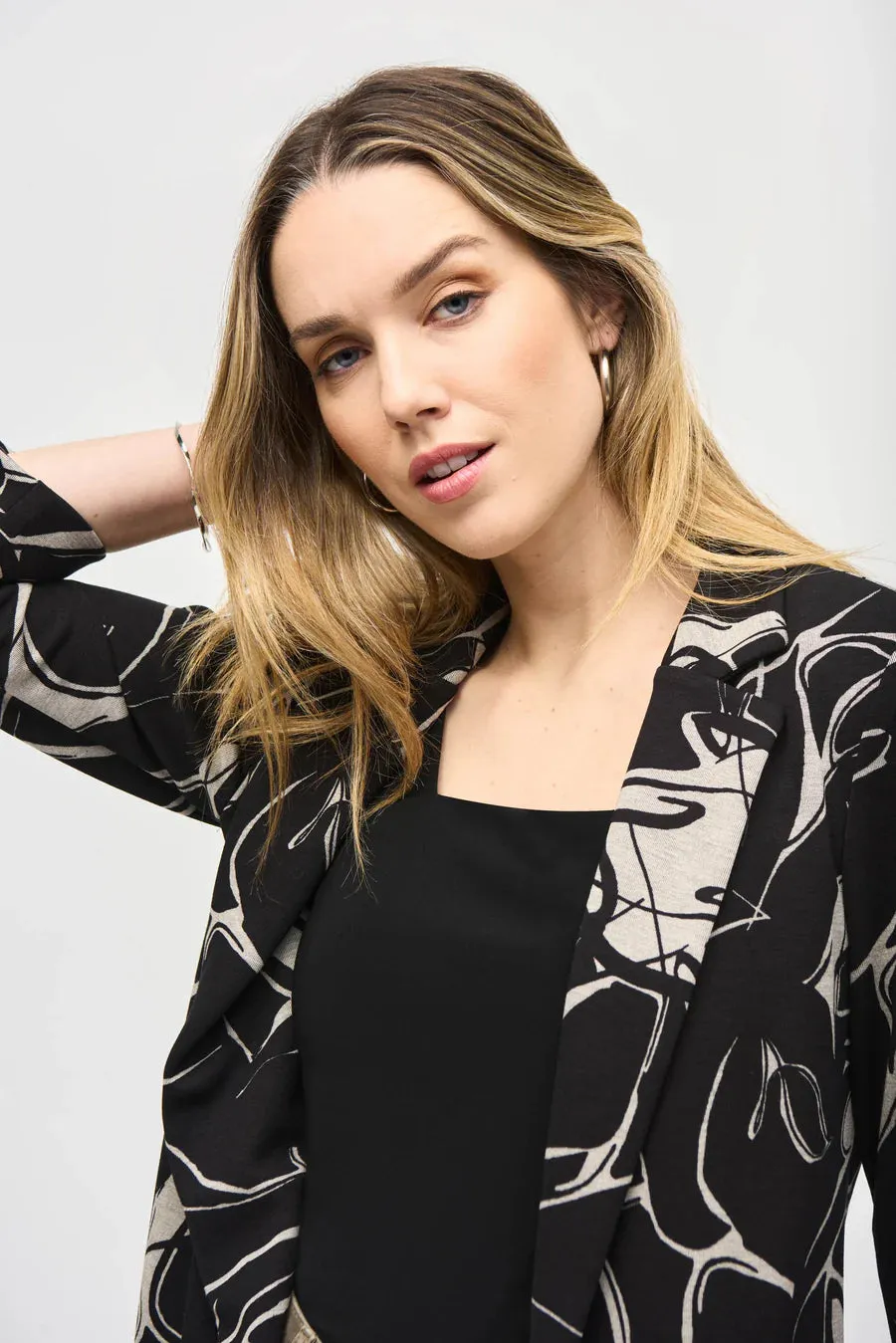 ABSTRACT LONGLINE JACKET