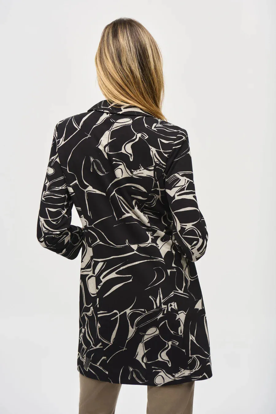 ABSTRACT LONGLINE JACKET