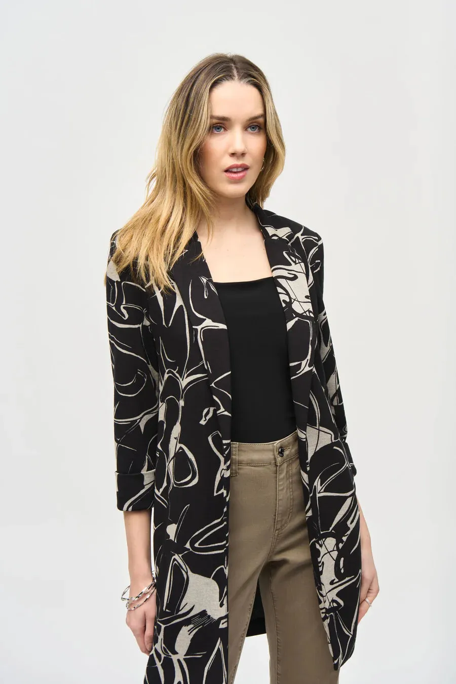 ABSTRACT LONGLINE JACKET