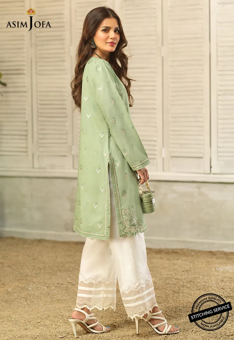 AJES-02 | Asim Jofa AJ Essentials Summer Collection 2022 | Embroidered Cotton Suits Unstitched 2 Piece