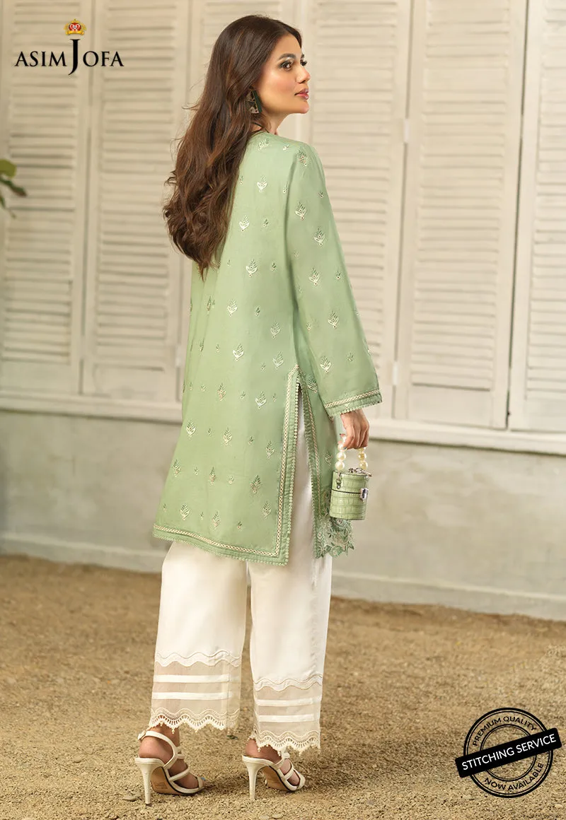 AJES-02 | Asim Jofa AJ Essentials Summer Collection 2022 | Embroidered Cotton Suits Unstitched 2 Piece