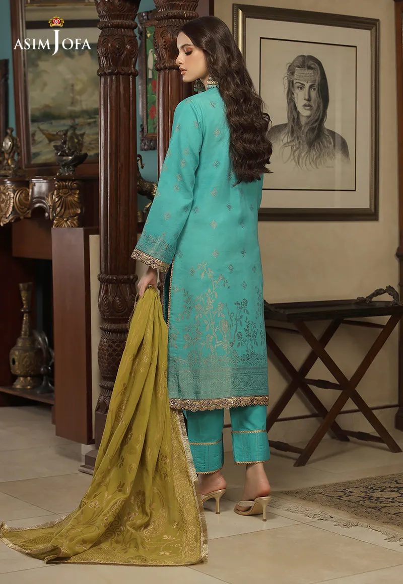 AJJD-08 | Asim Jofa Jacquard Eid Edition 2022 | Stitched RTW Jacquard Suits