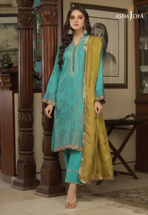 AJJD-08 | Asim Jofa Jacquard Eid Edition 2022 | Stitched RTW Jacquard Suits