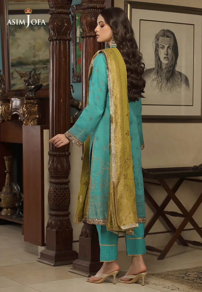 AJJD-08 | Asim Jofa Jacquard Eid Edition 2022 | Stitched RTW Jacquard Suits