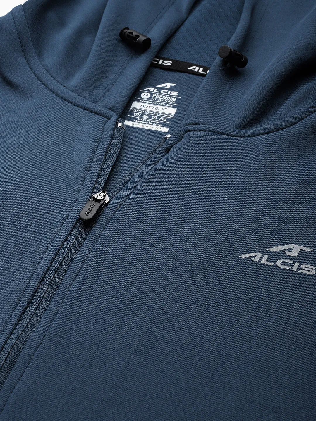 Alcis Men Training or Gym Open Front Jacket