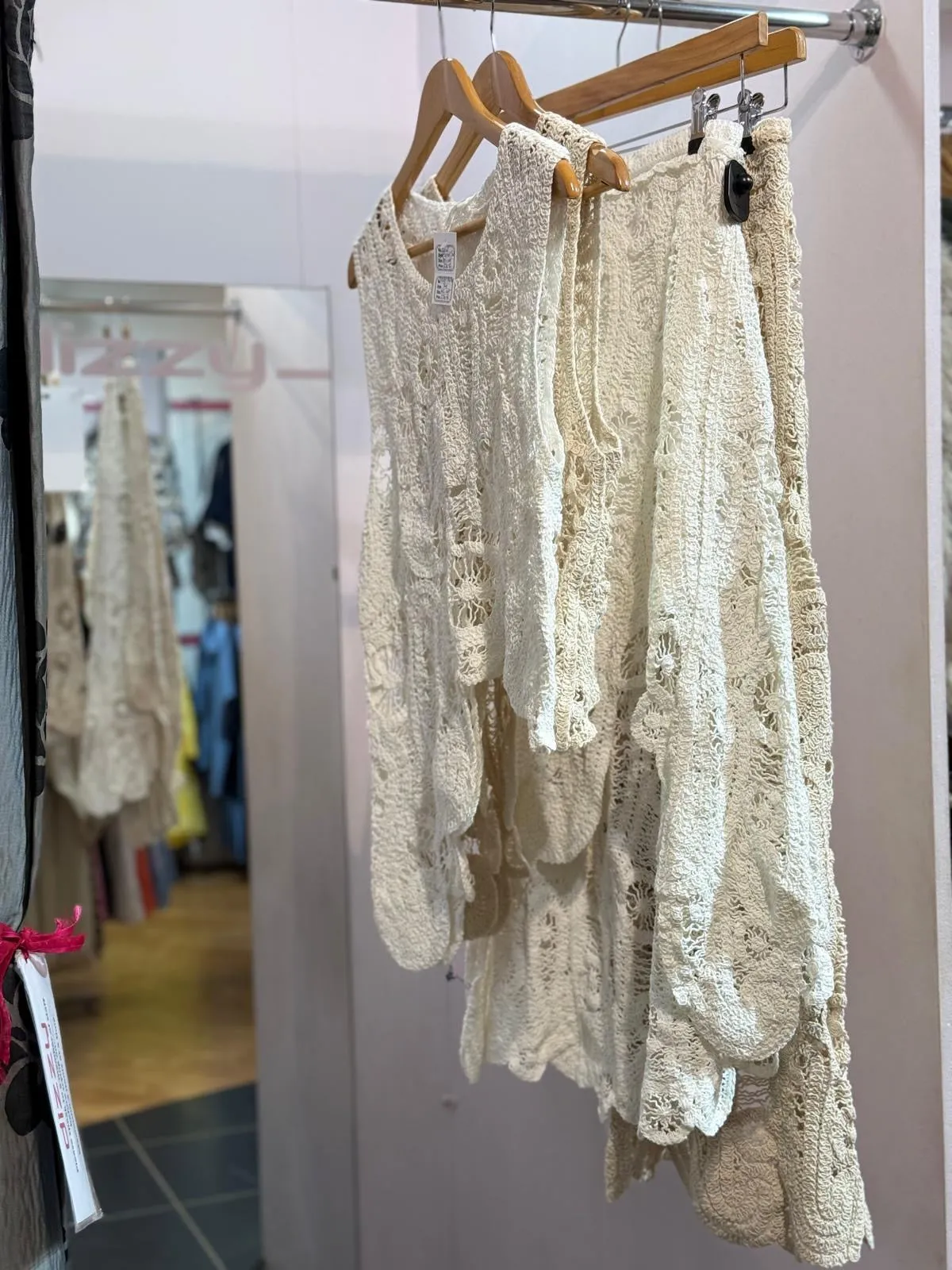 Annie Crochet Skirt Suit