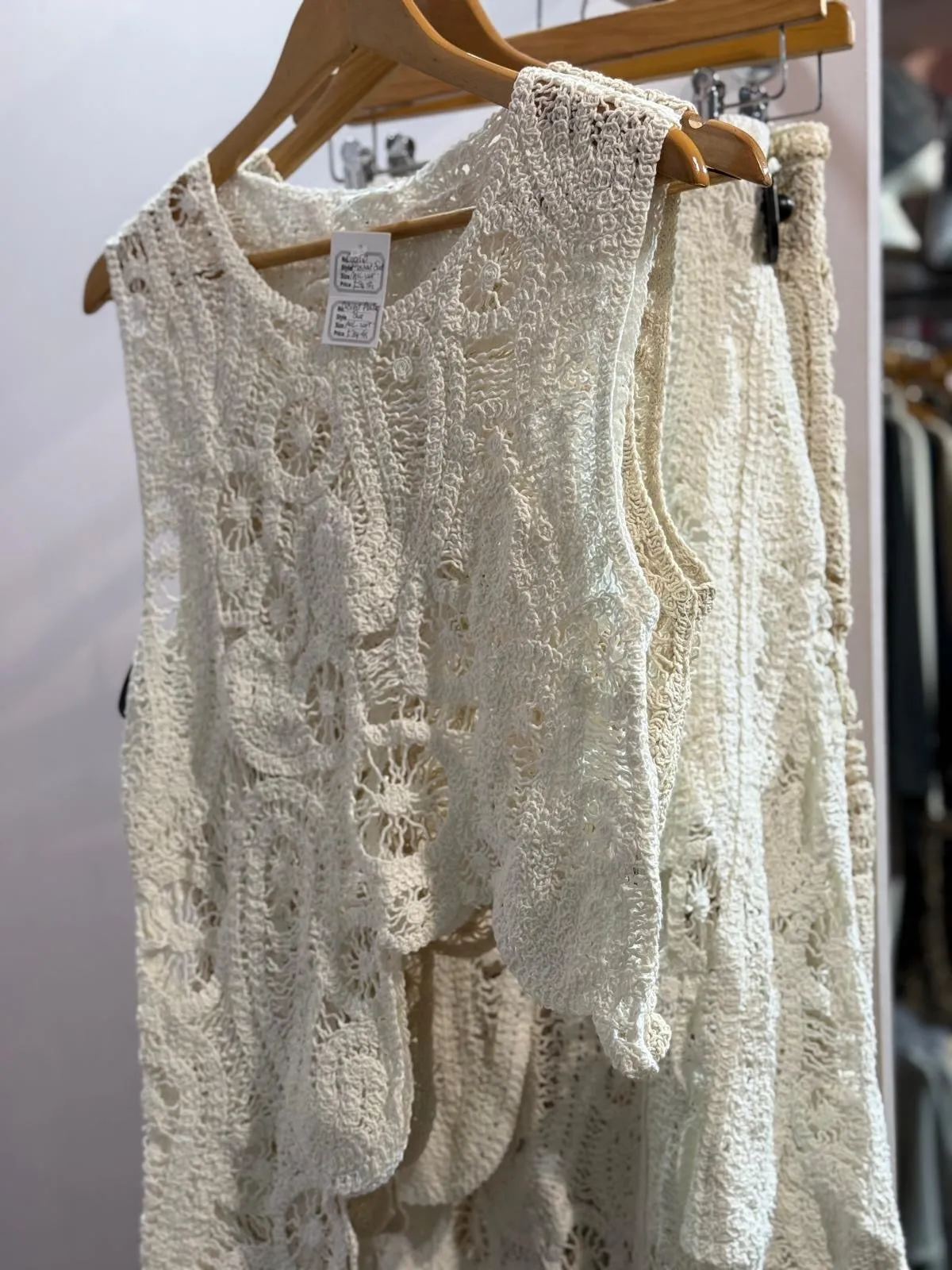 Annie Crochet Skirt Suit