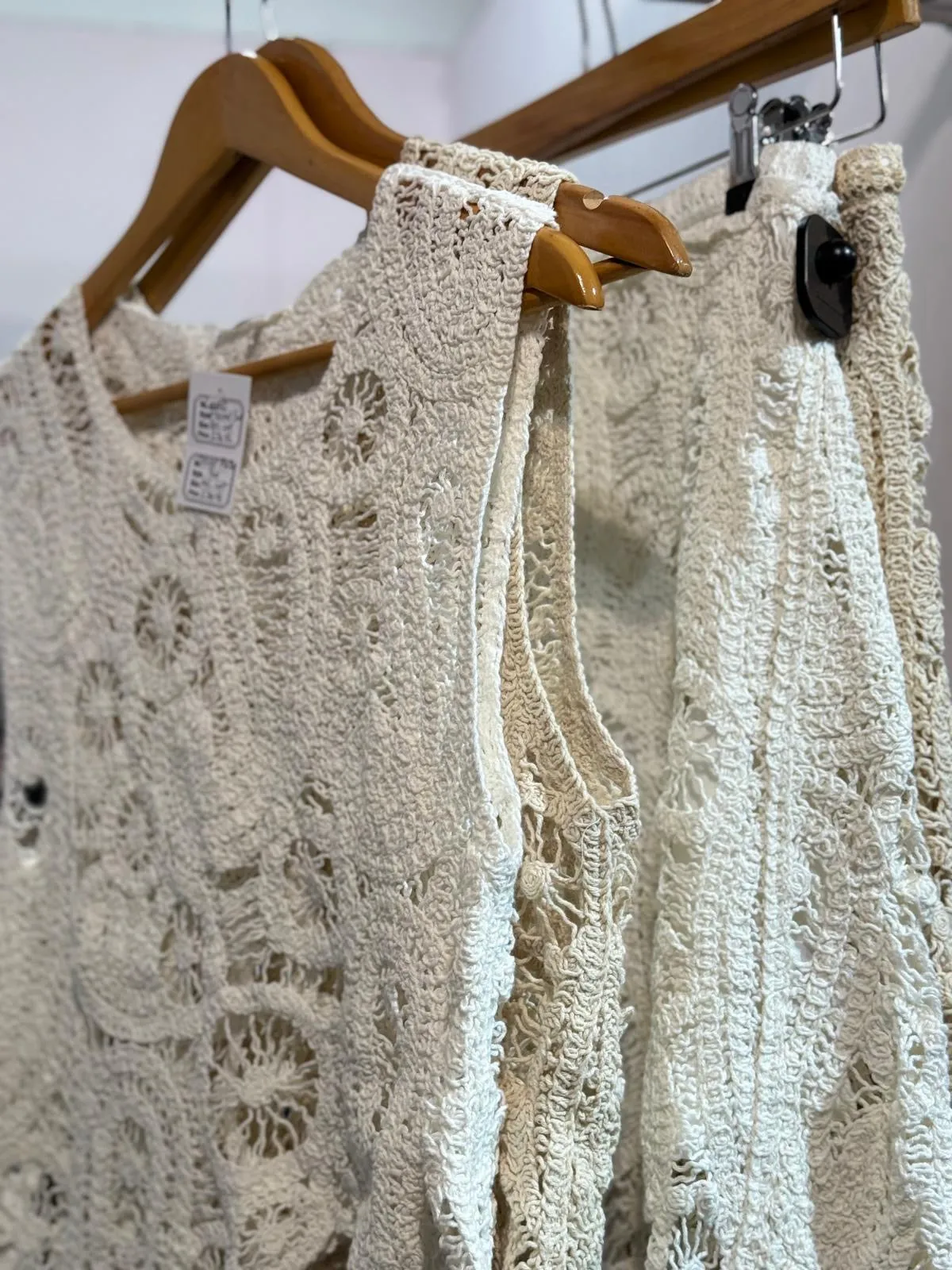 Annie Crochet Skirt Suit