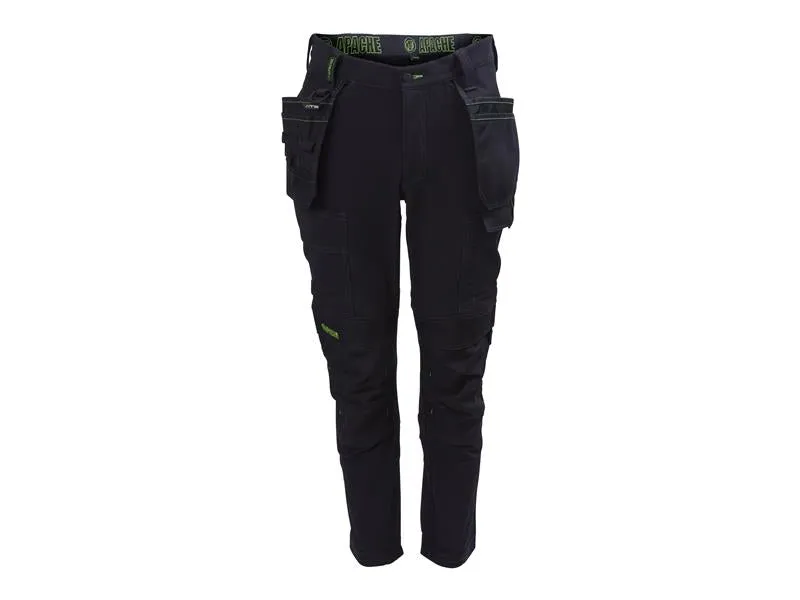 Apache Calgary Black Stretch Holster Trousers Waist 30in Leg 31in
