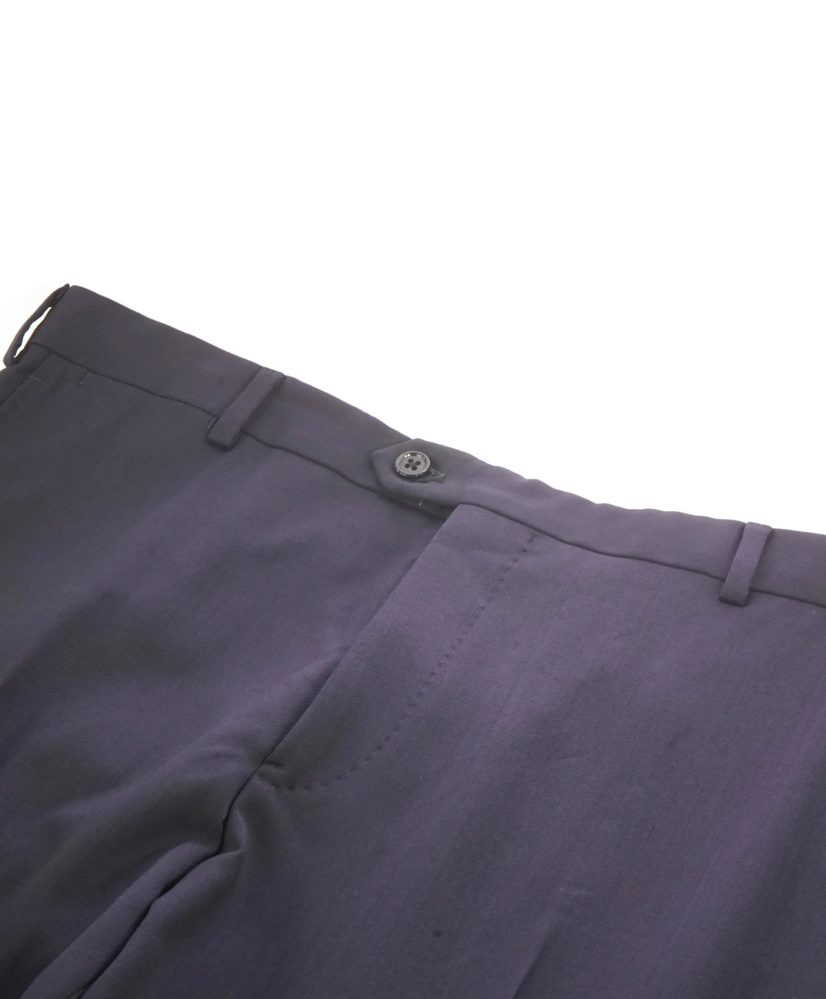 ARMANI COLLEZIONI - Navy *CLOSET STAPLE* Wool Flat Front Dress Pants - 37W