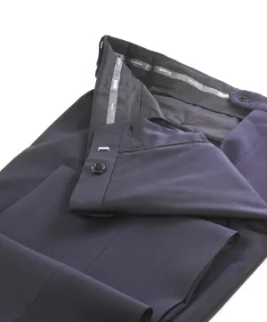 ARMANI COLLEZIONI - Navy *CLOSET STAPLE* Wool Flat Front Dress Pants - 37W