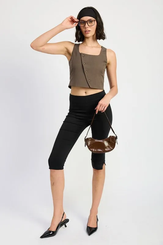 Asymmetric Vest Top