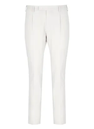 Beige Cotton Trousers
