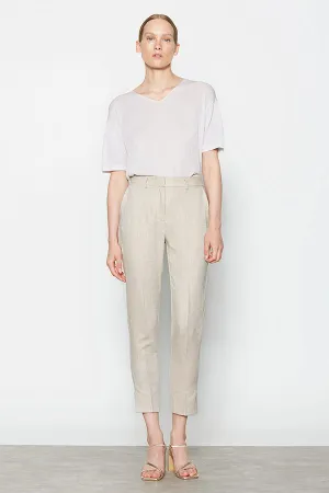 BEIGE STRAIGHT TROUSER