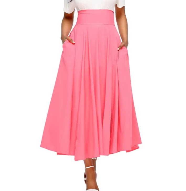 Belted Maxi Skirt