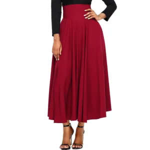 Belted Maxi Skirt