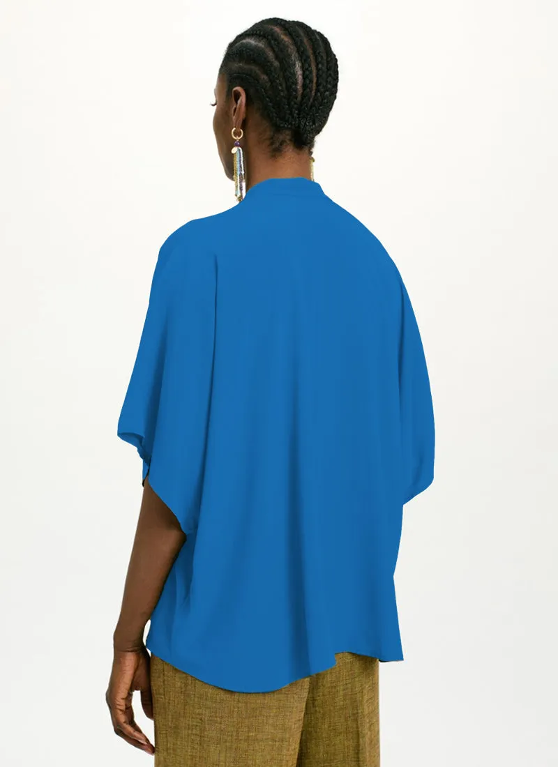 Berenice Ruffle Short Sleeve Blouse