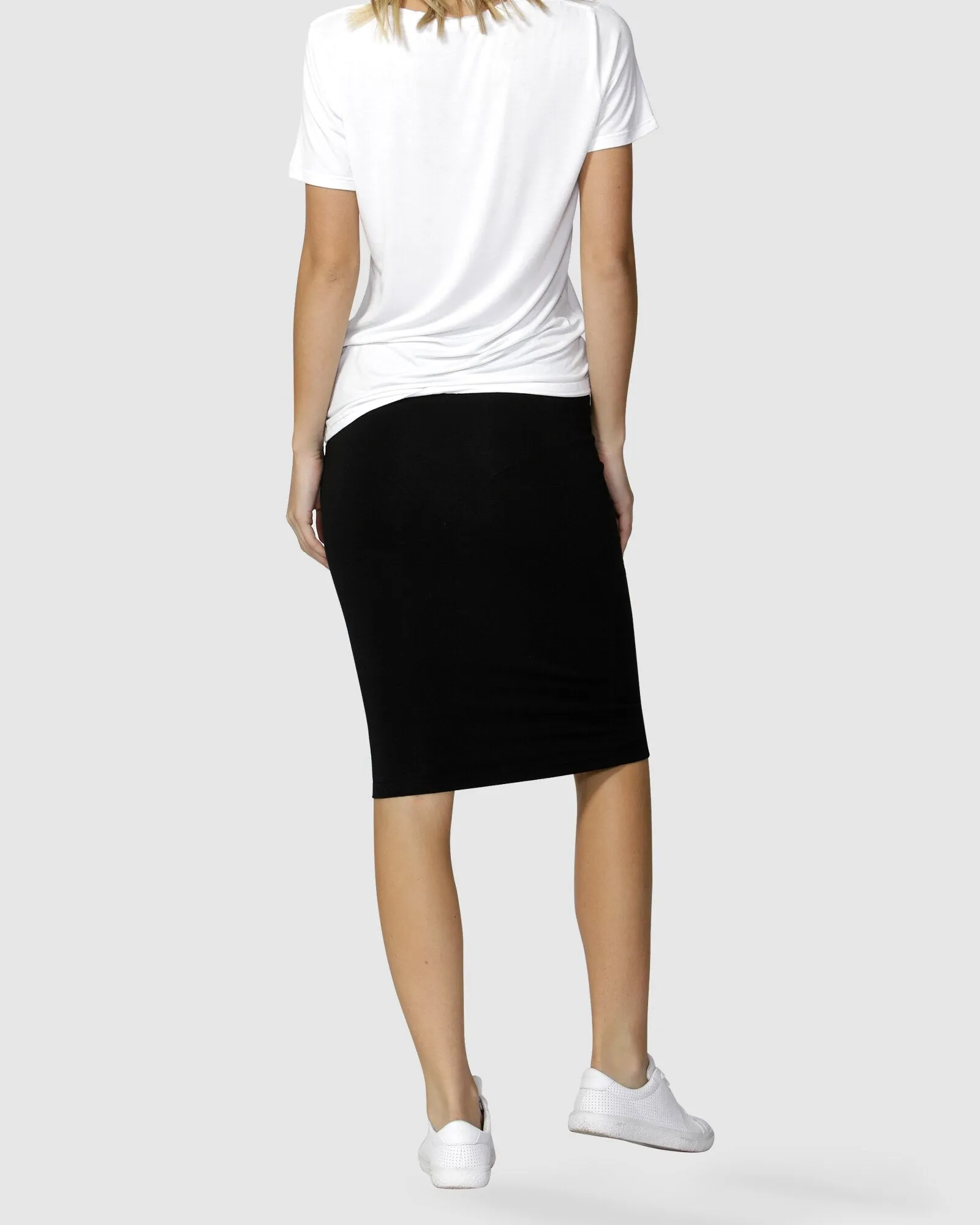 Betty Basics Alicia Midi Skirt BLACK