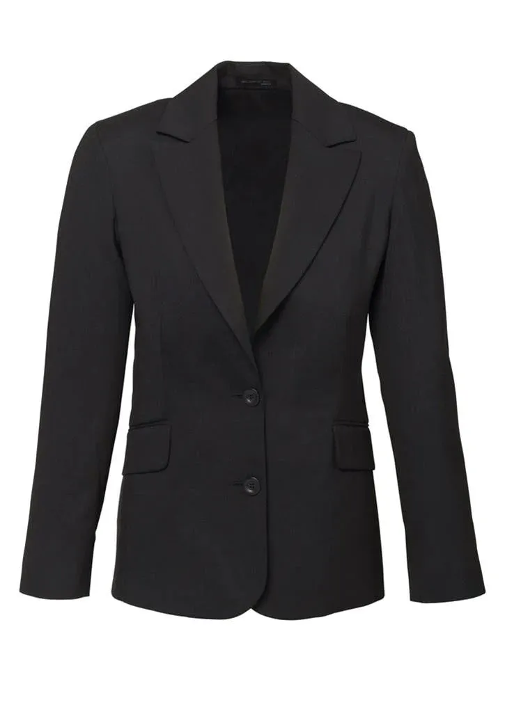 Biz Corporates Comfort Wool Stretch Womens Longline Jacket(64012)