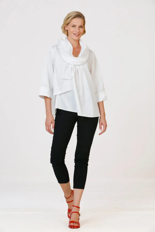 BIZE Large Collar Cotton Blouse 120