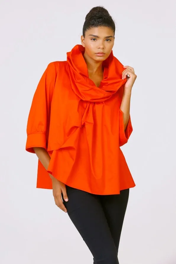 BIZE Large Collar Cotton Blouse 120