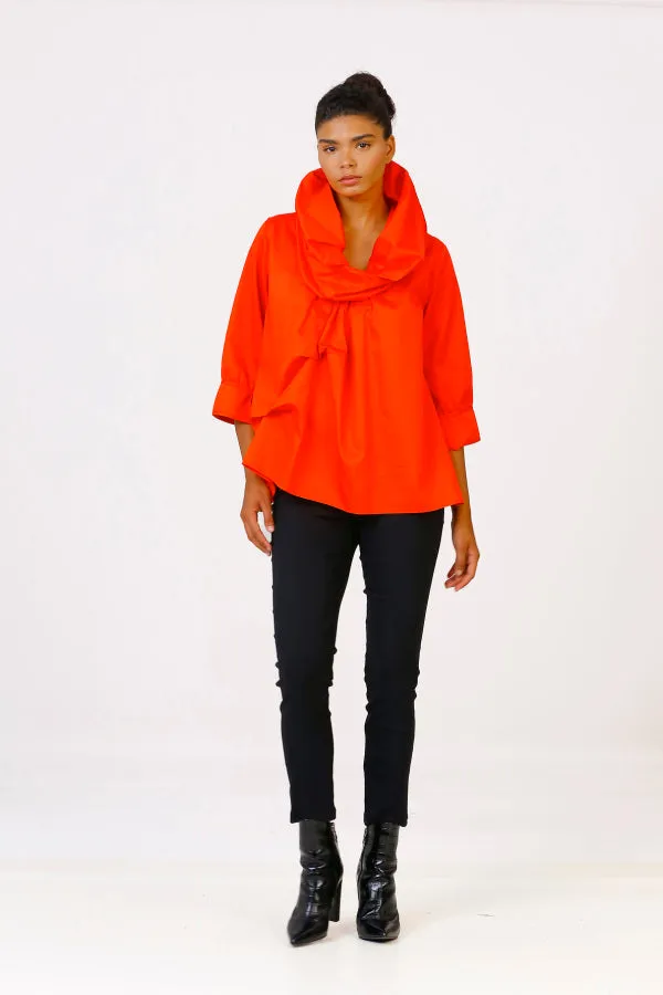 BIZE Large Collar Cotton Blouse 120