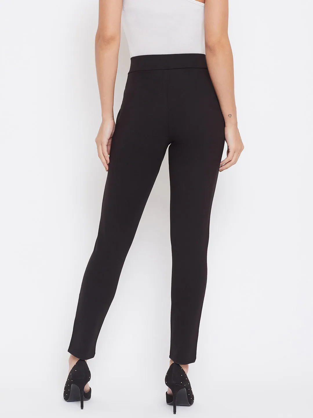 Black Skinny fit Trousers