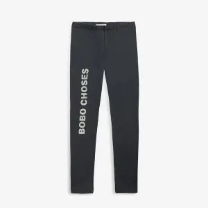 Bobo Choses Leggings, Light Heather Grey