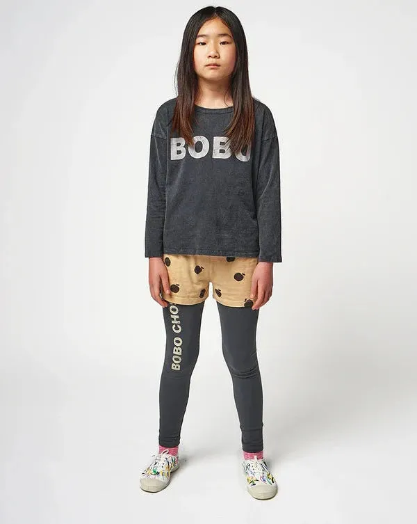 Bobo Choses Leggings, Light Heather Grey