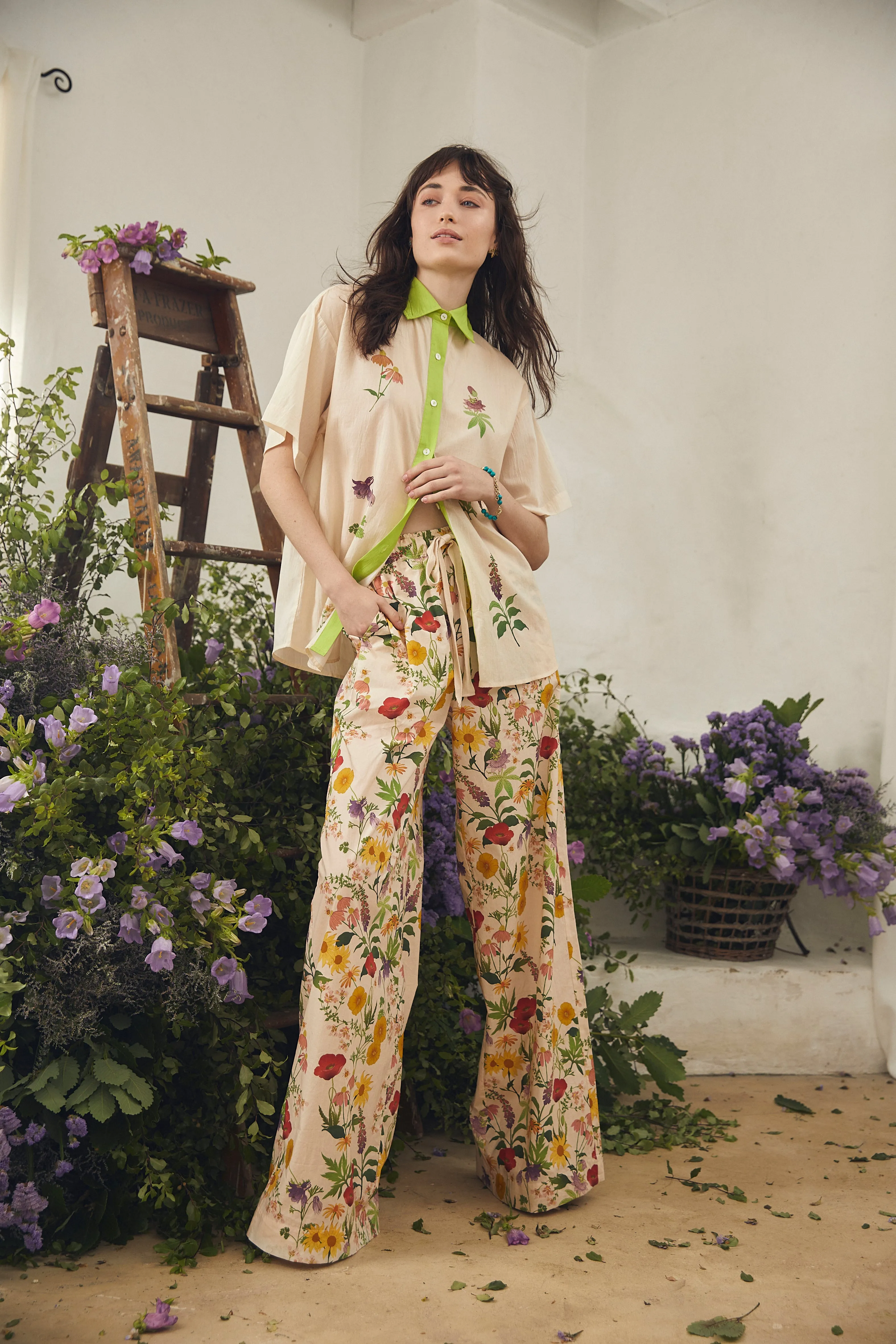 Bohemian Traders | Bee-tanical Drawstring Elastic Pant