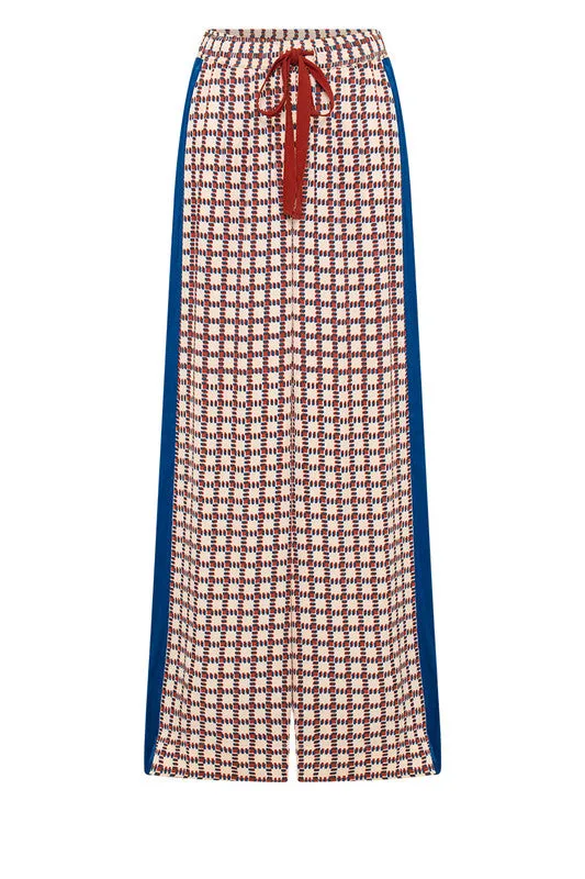 Bohemian Traders | Drawstring Pant in Cubist Check