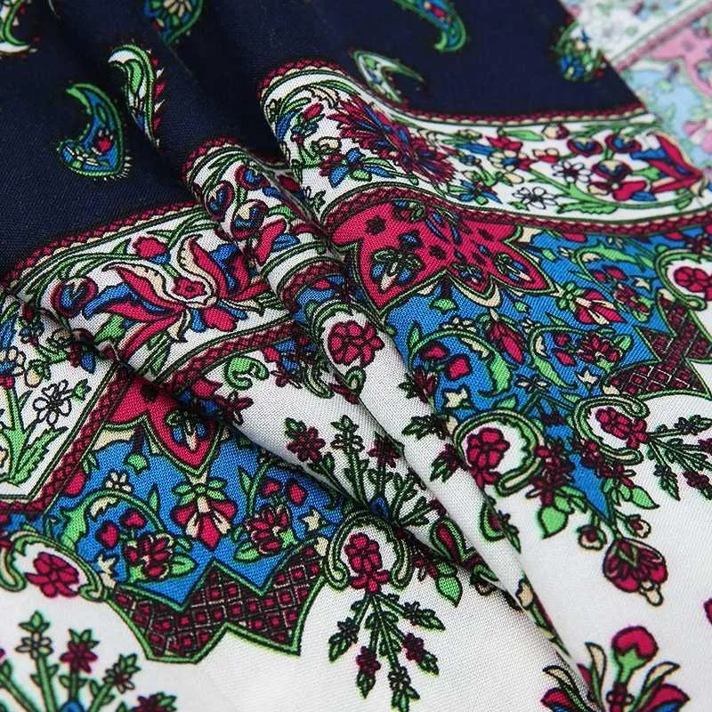 Boho Floral Long Loose Cardigan