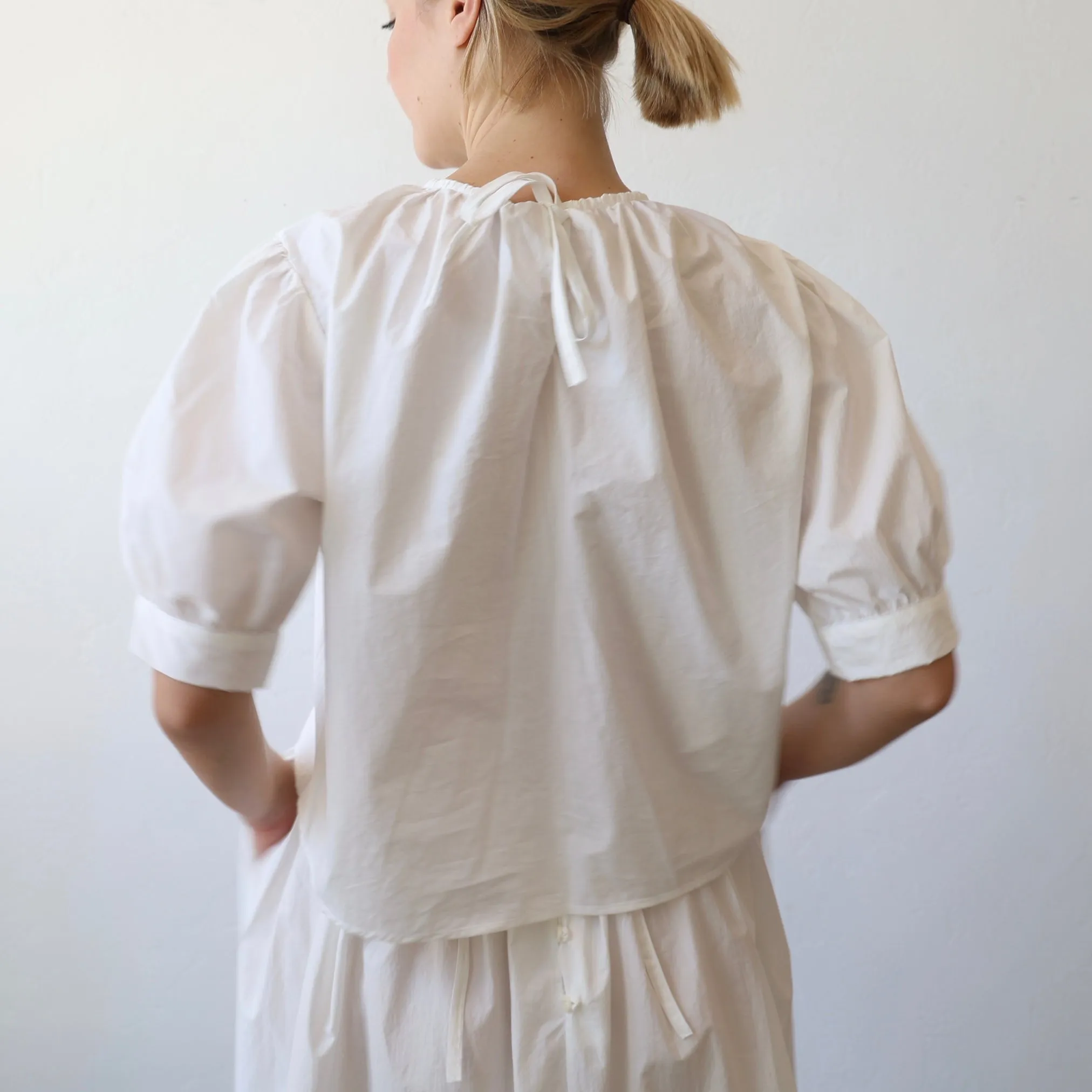 Bon Puff Shirt - White