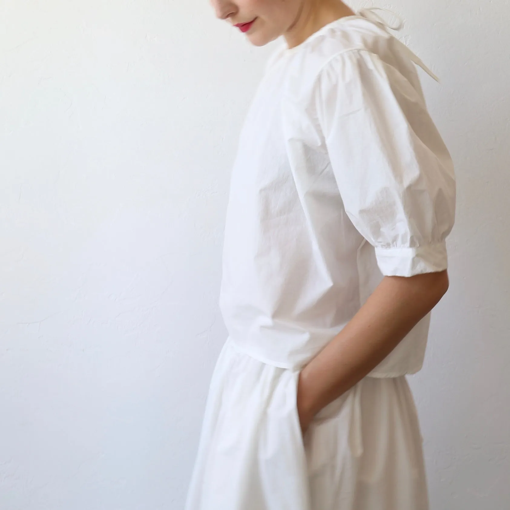 Bon Puff Shirt - White