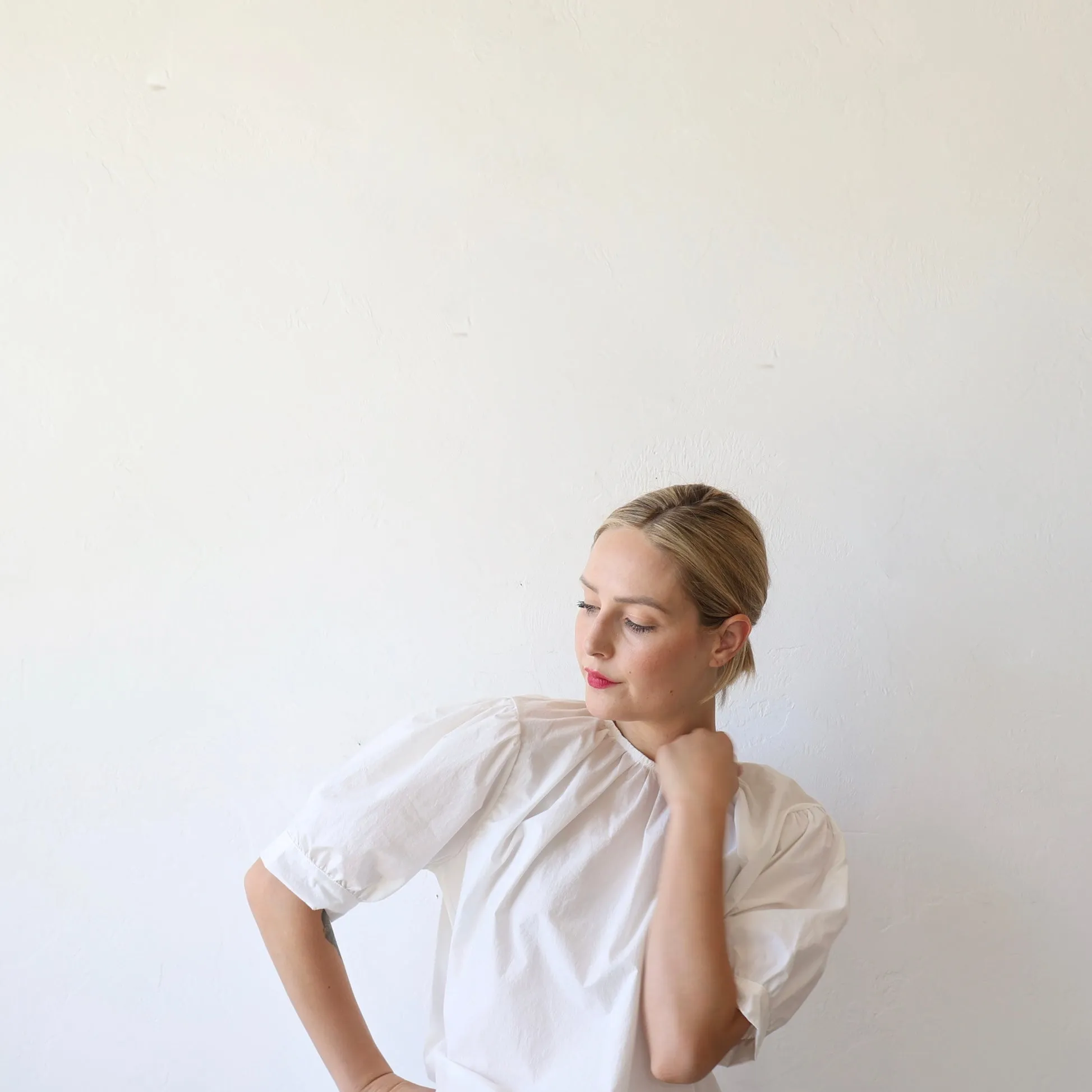 Bon Puff Shirt - White