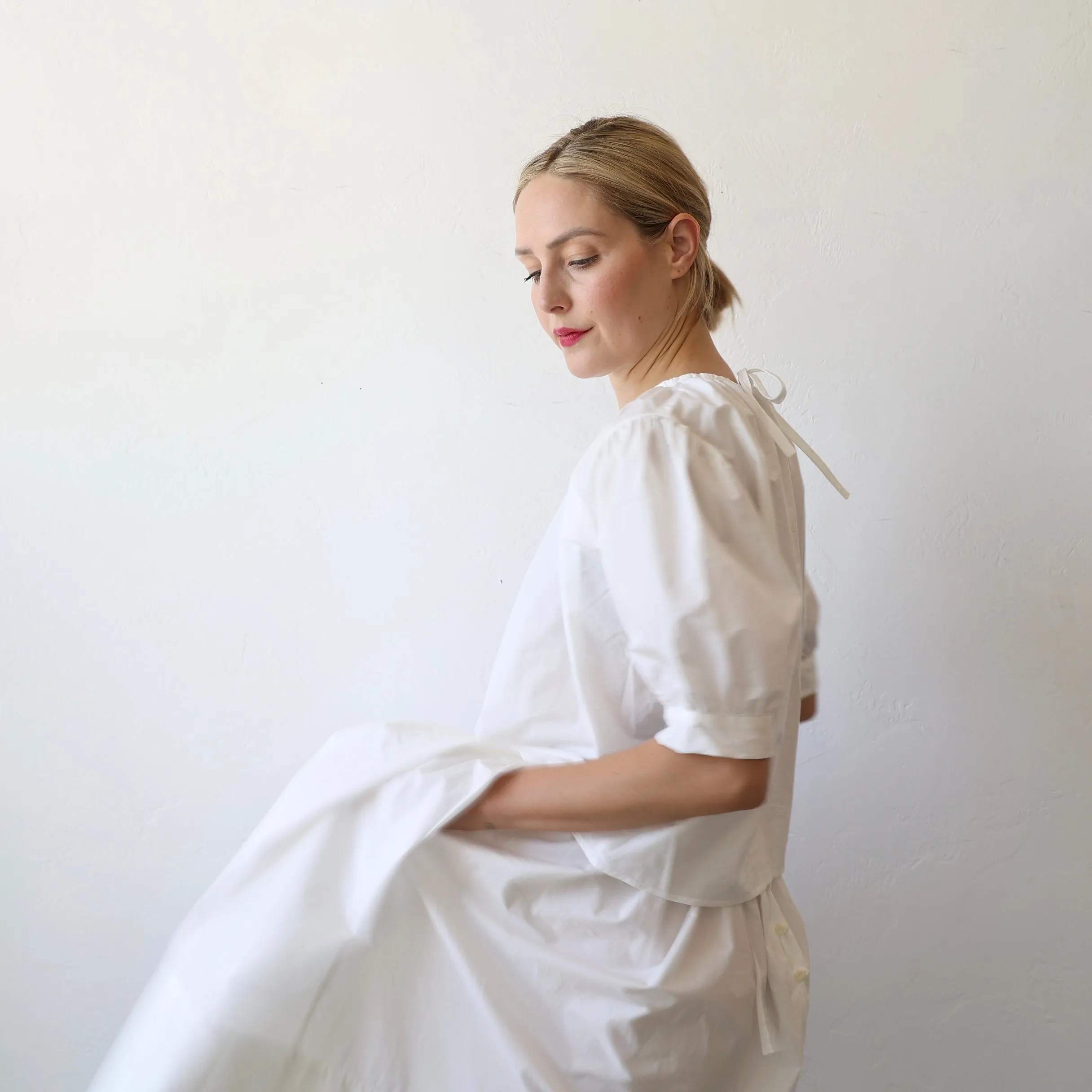 Bon Puff Shirt - White