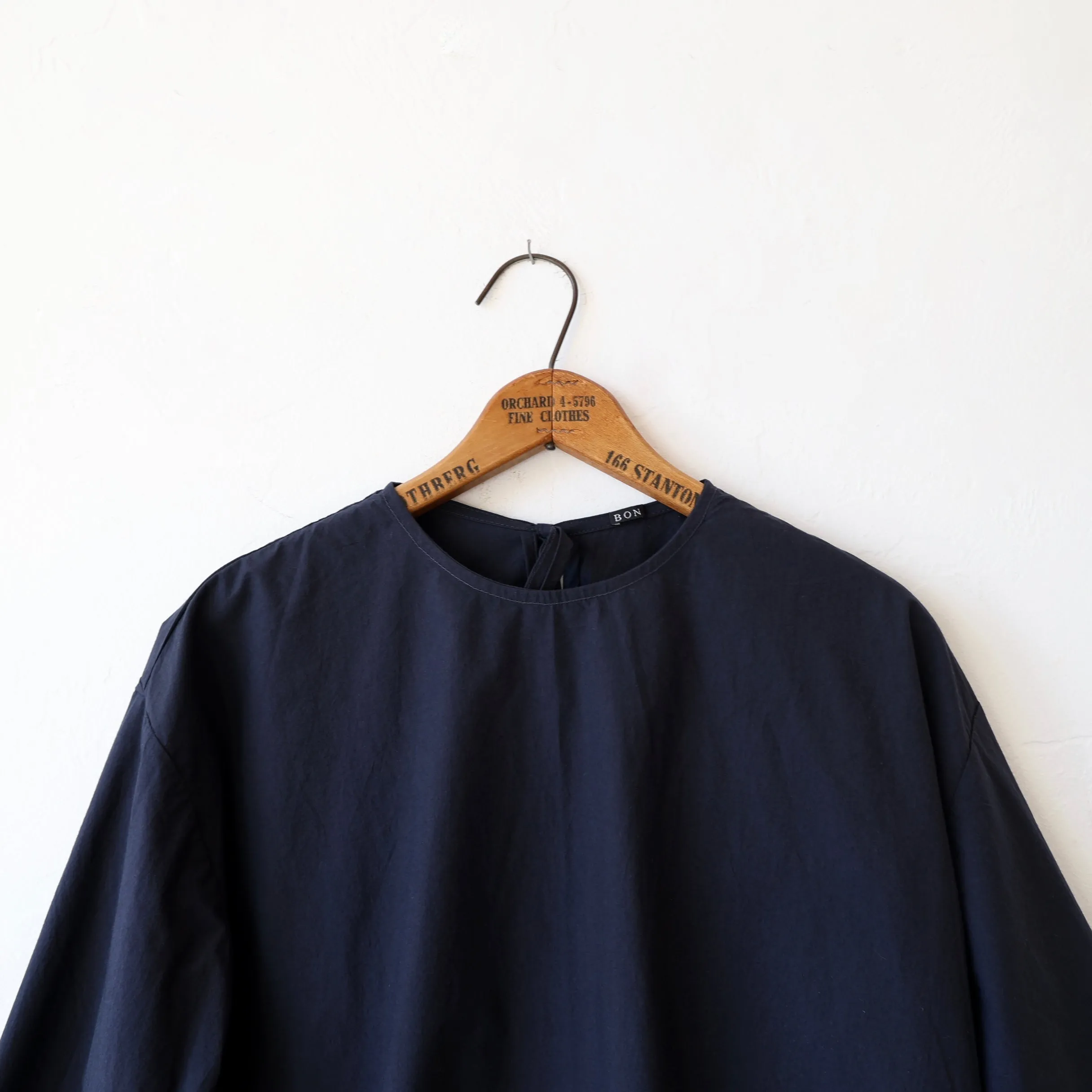 Bon Tie Back Shirt - Navy