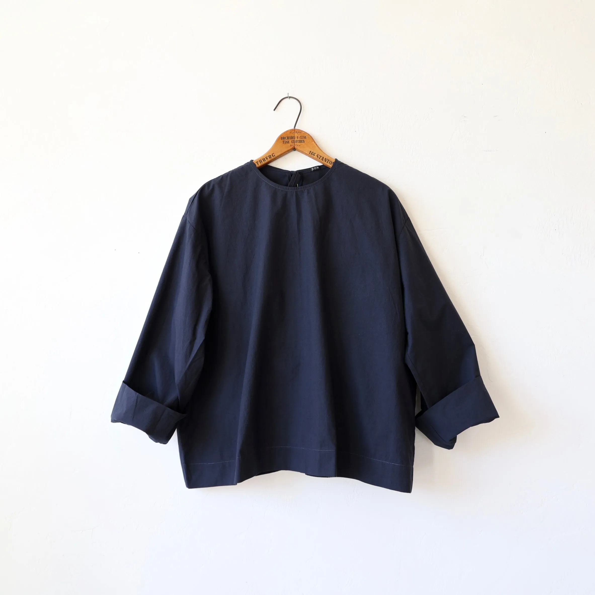 Bon Tie Back Shirt - Navy