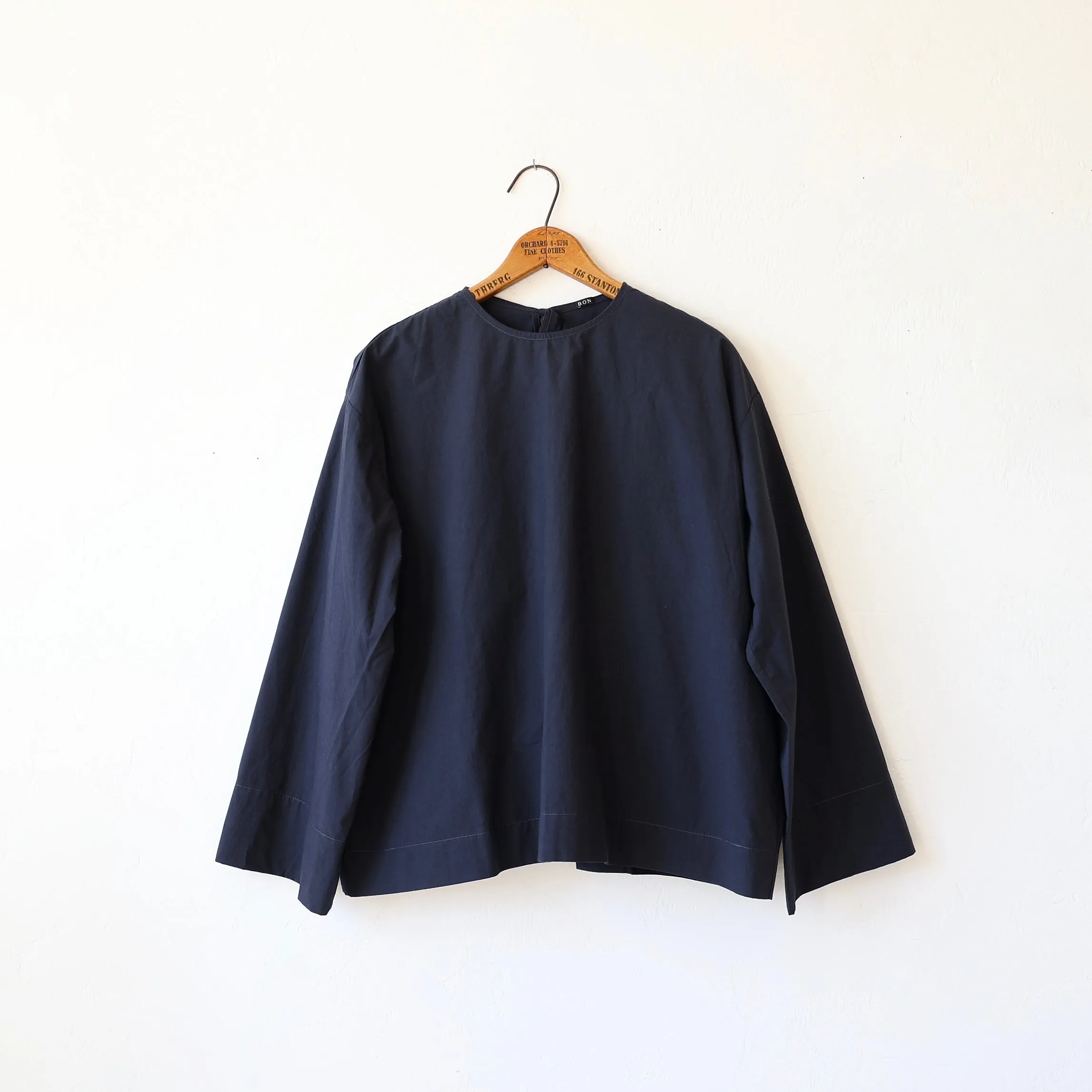 Bon Tie Back Shirt - Navy