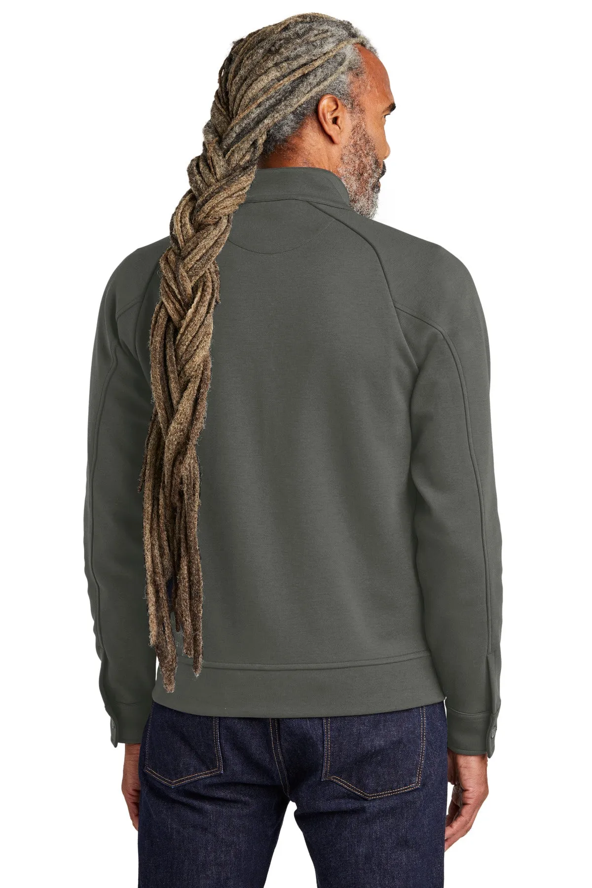 Brooks Brothers Double-Knit Full-Zip BB18210 Windsor Grey