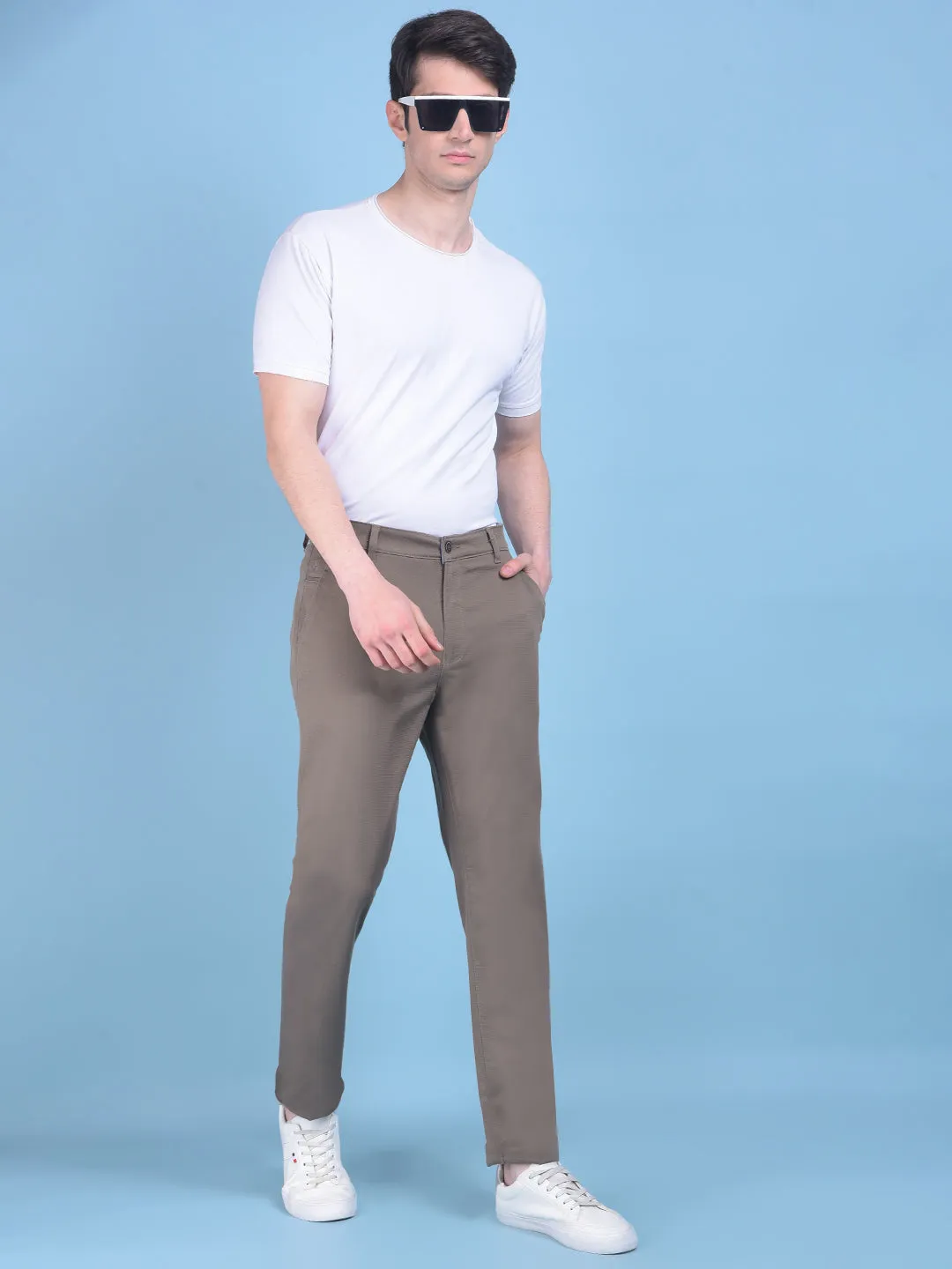Brown Chinos Trousers