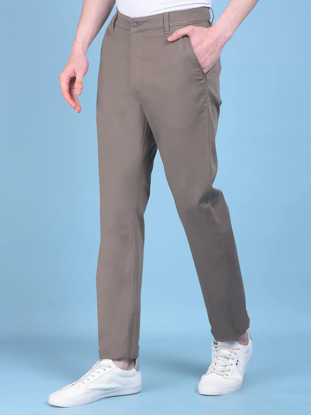 Brown Chinos Trousers