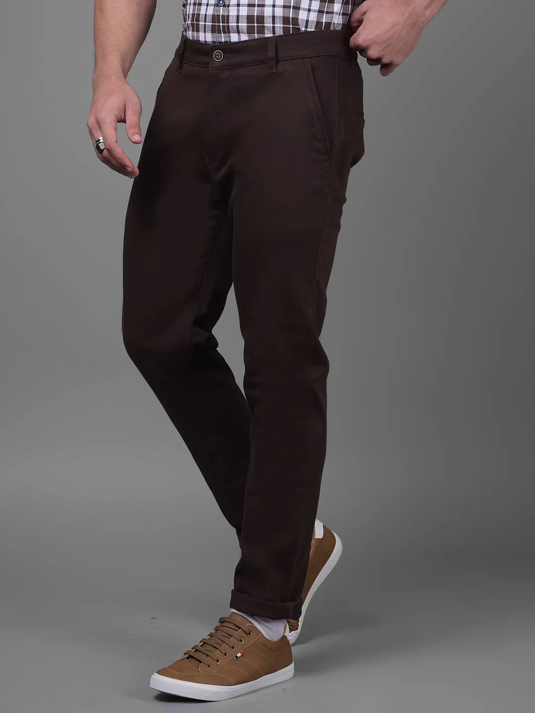 Brown Chinos Trousers